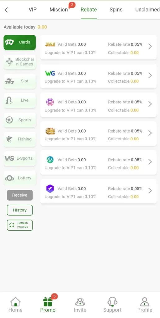 GM7 Game Dali login and get receive money.