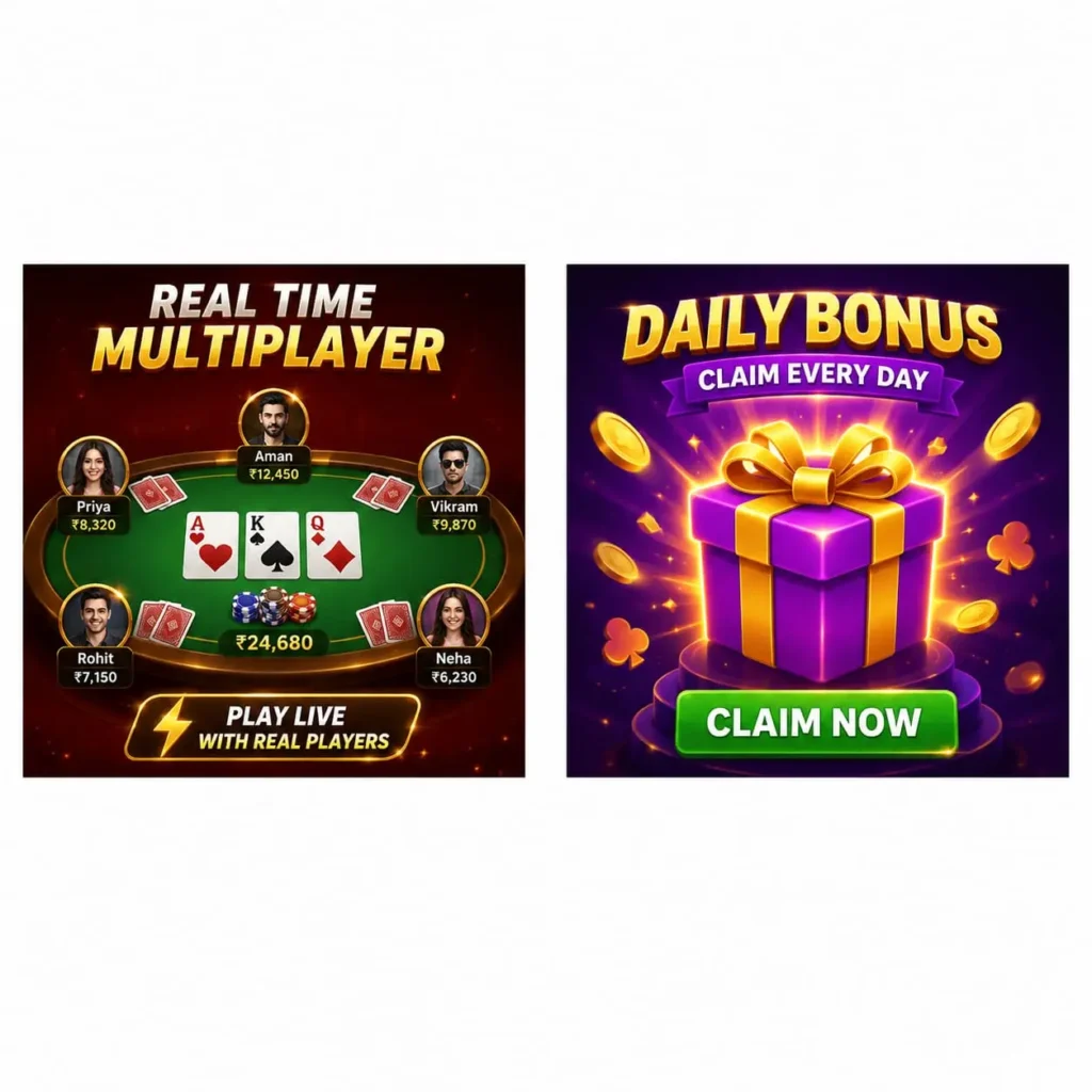 HOTPK Game daily login has two main offers.