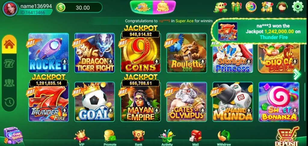 Joypk777 Game dashboard screenshot image.