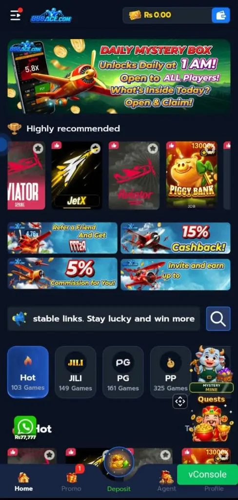 888ACE.COM Game.